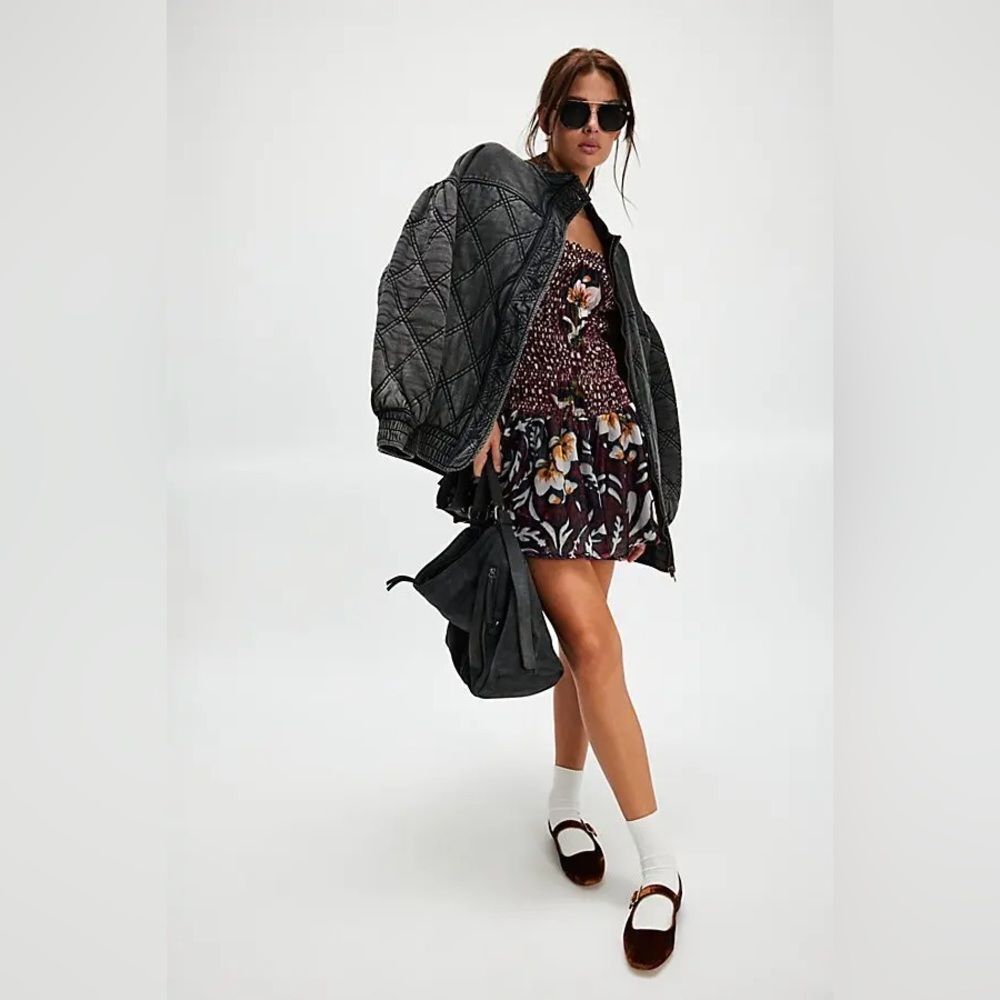 Free People Bali Aveline Velvet Mini Dress - Picture 3 of 12